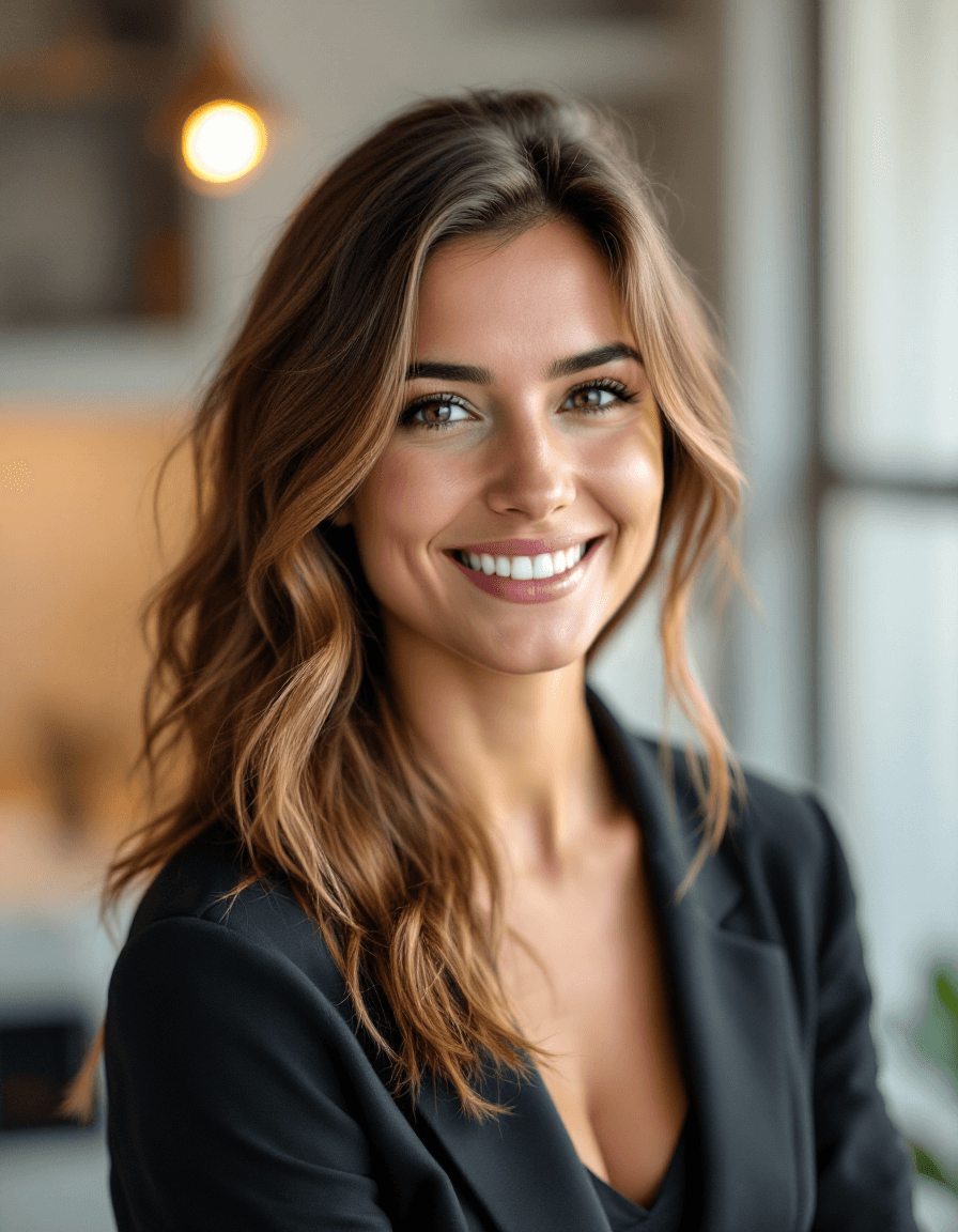 Casual professional headshot example