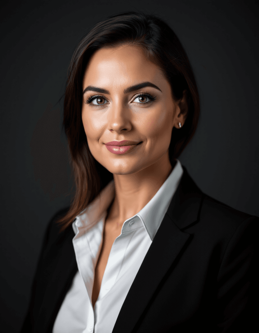 Formal professional headshot example