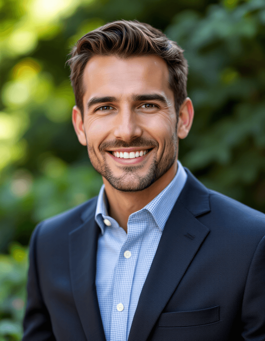 Nature professional headshot example