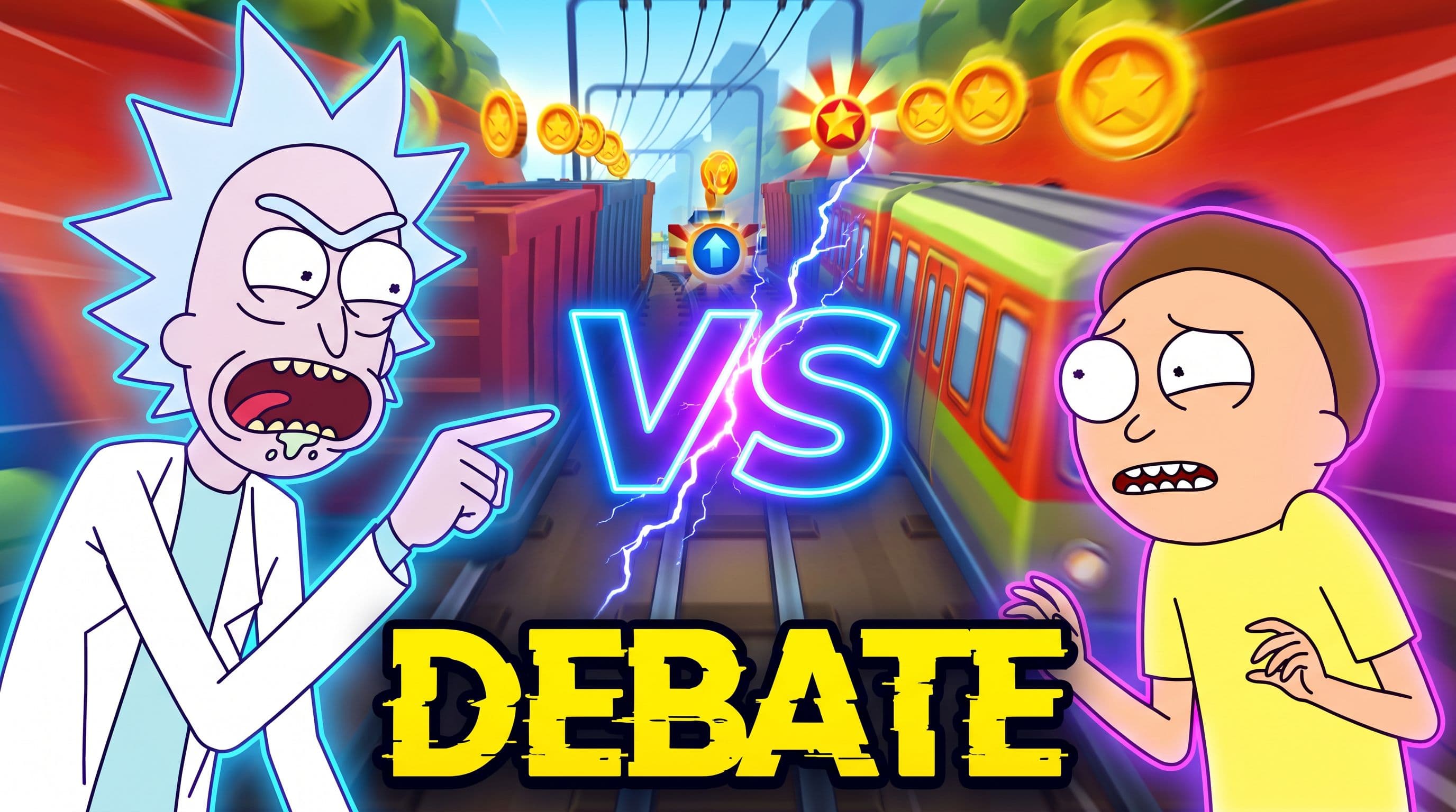 AI Debate Video Generator — Rick vs Morty