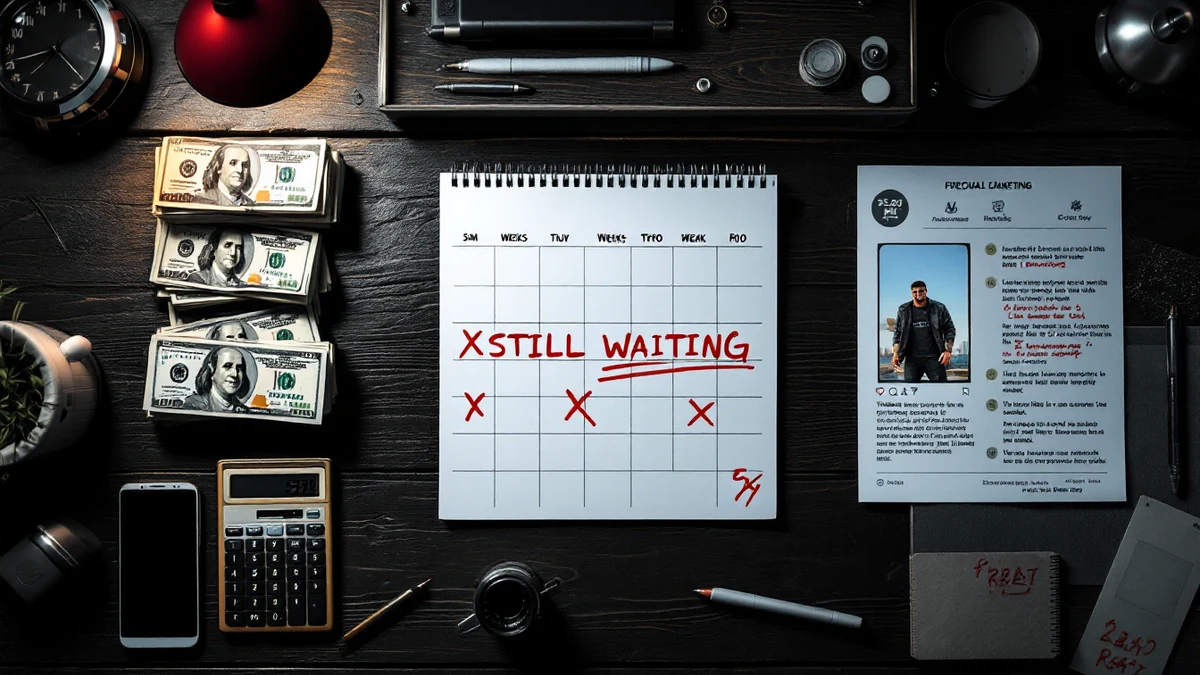 The influencer marketing timeline — weeks of outreach, negotiation, and waiting